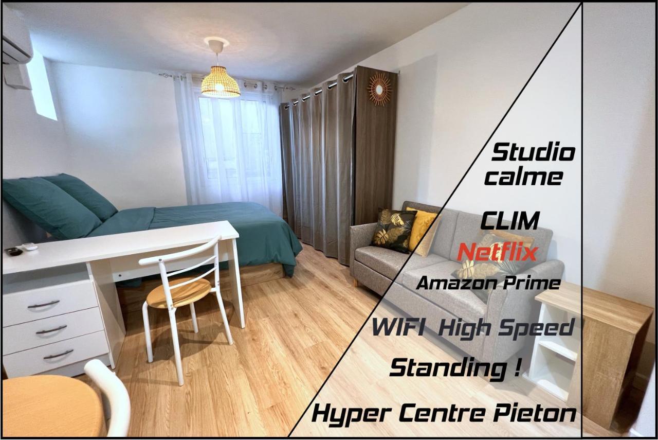 Appartements Calmes - Standing - Hypercentre - Clim - Wifi - Netflix Montpellier Luaran gambar